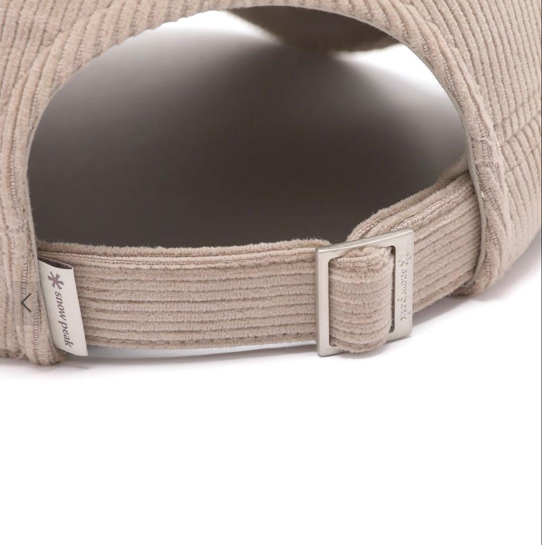  peak Corduroy Ear Cap ライトベージュ