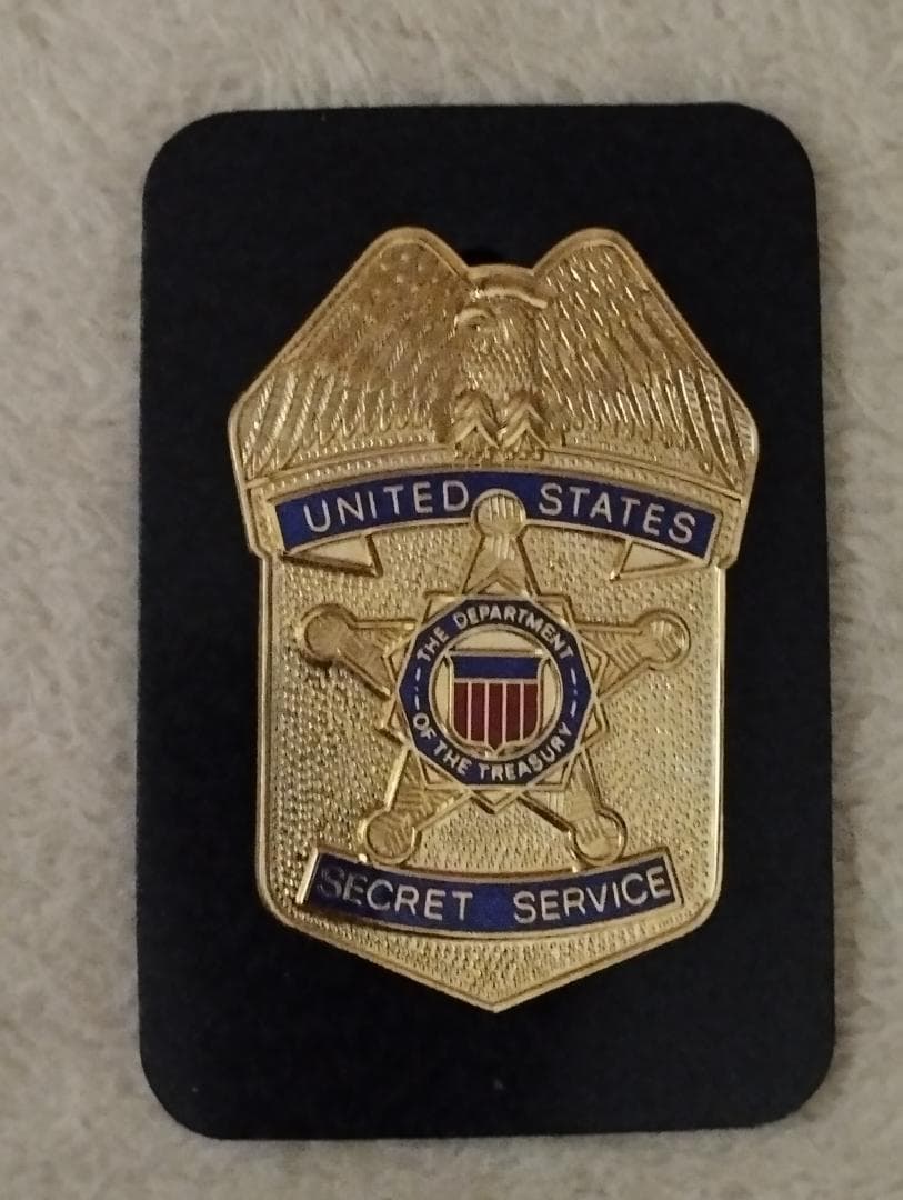US SECRET SERVICE 身分証 + SWAT ミニチュアベスト