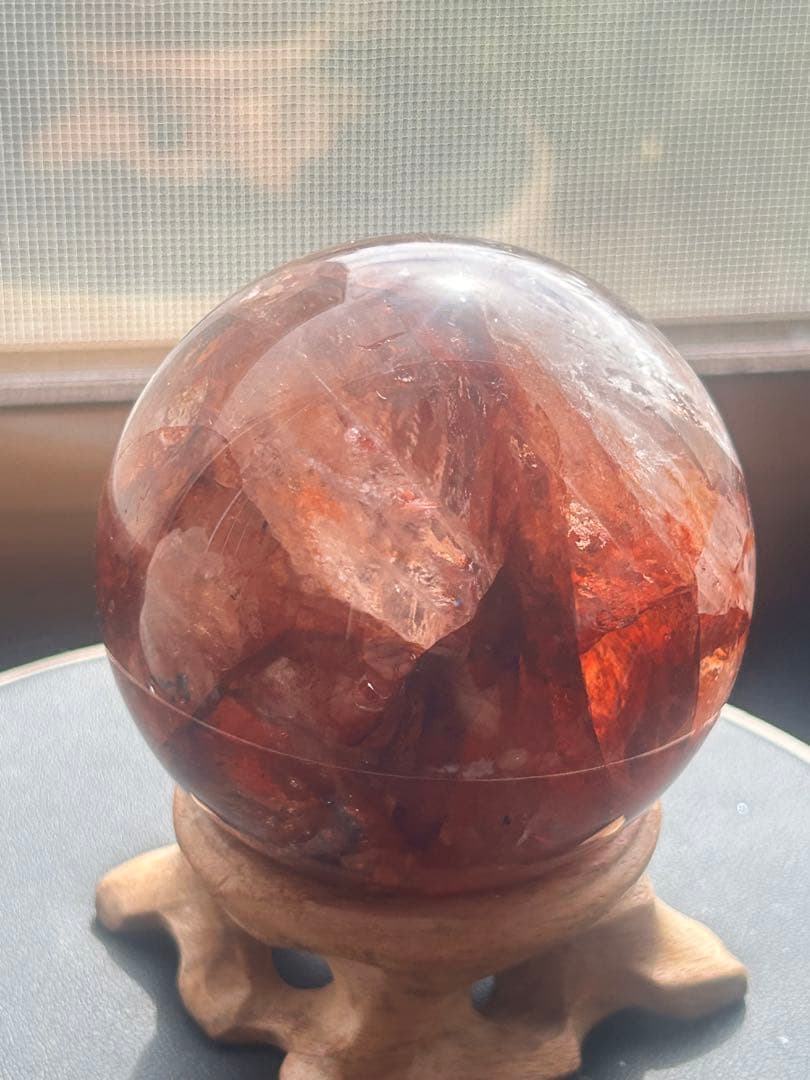 高品質ファイアクォーツスフィア62ミリ