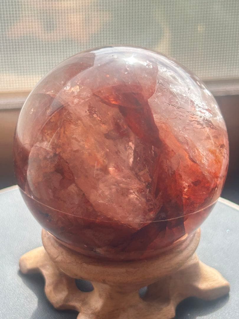 高品質ファイアクォーツスフィア62ミリ
