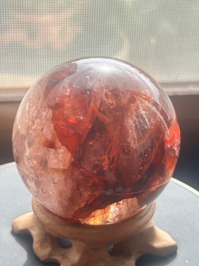 高品質ファイアクォーツスフィア62ミリ