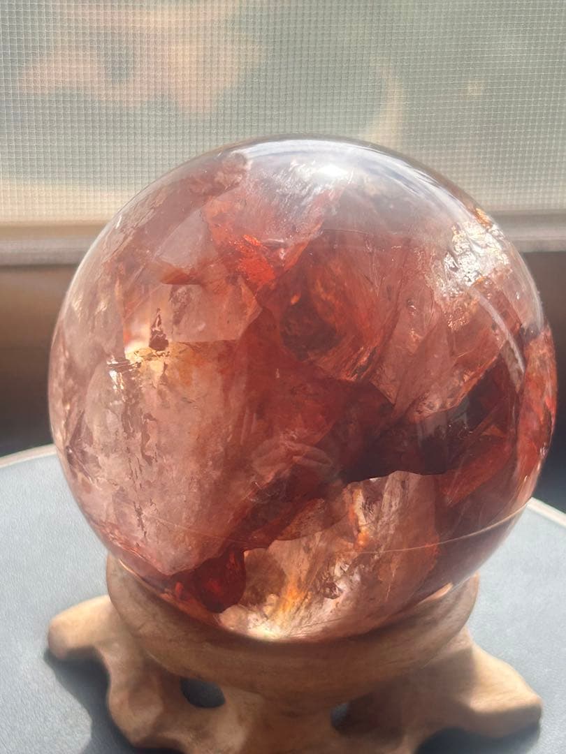 高品質ファイアクォーツスフィア62ミリ