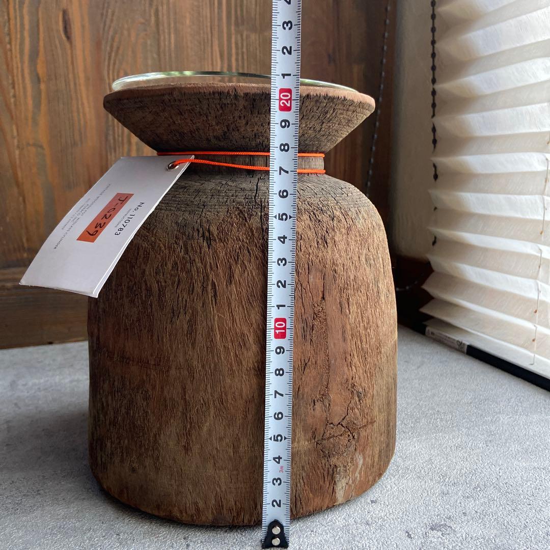 PUEBCO プエブコ フラワーベース 花瓶 ウッドシリンダー