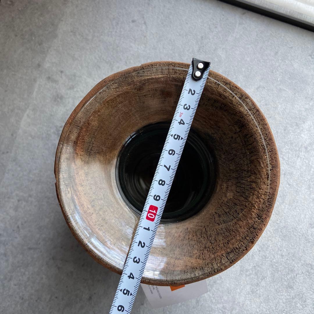 PUEBCO プエブコ フラワーベース 花瓶 ウッドシリンダー