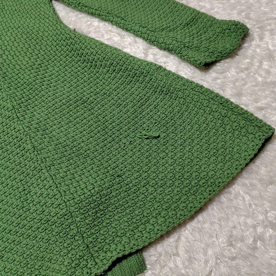 フォクシー　FOXEY　コート　ロング　ニット　ダブルボタン　アウター　FREE