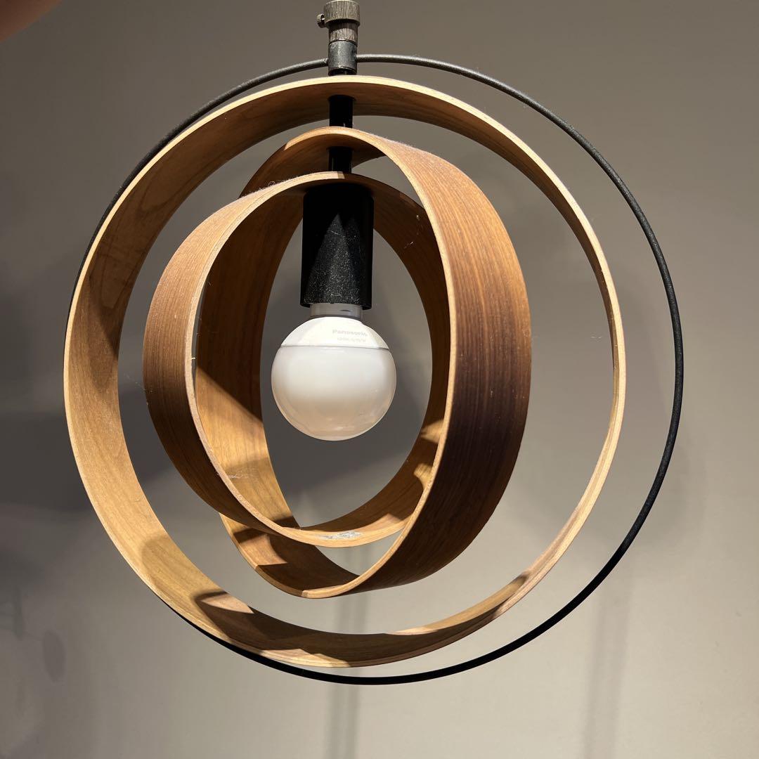 【北欧ペンダントライト】ペーンランタ　ブラウン ブラック ウッド