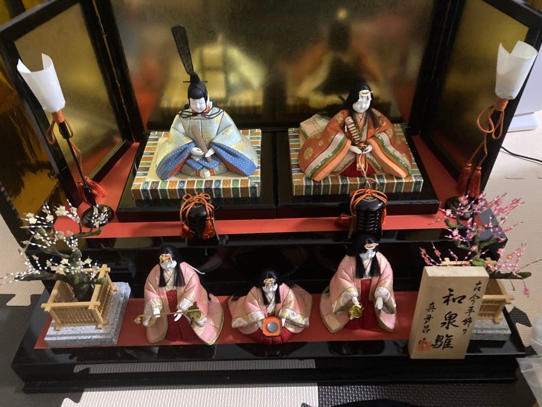 希少　真多呂作　雛人形　非売品　コンパクト