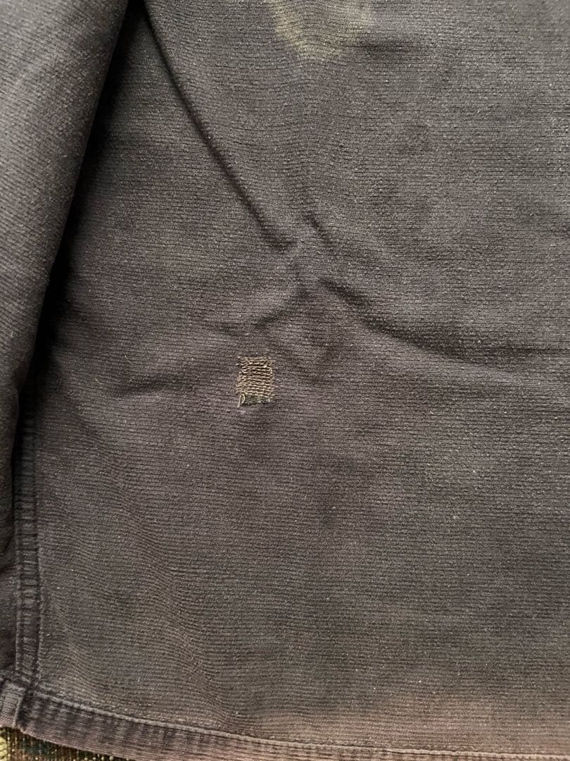 1950年代 50s プリントコーデュロイ シャツ　フェード