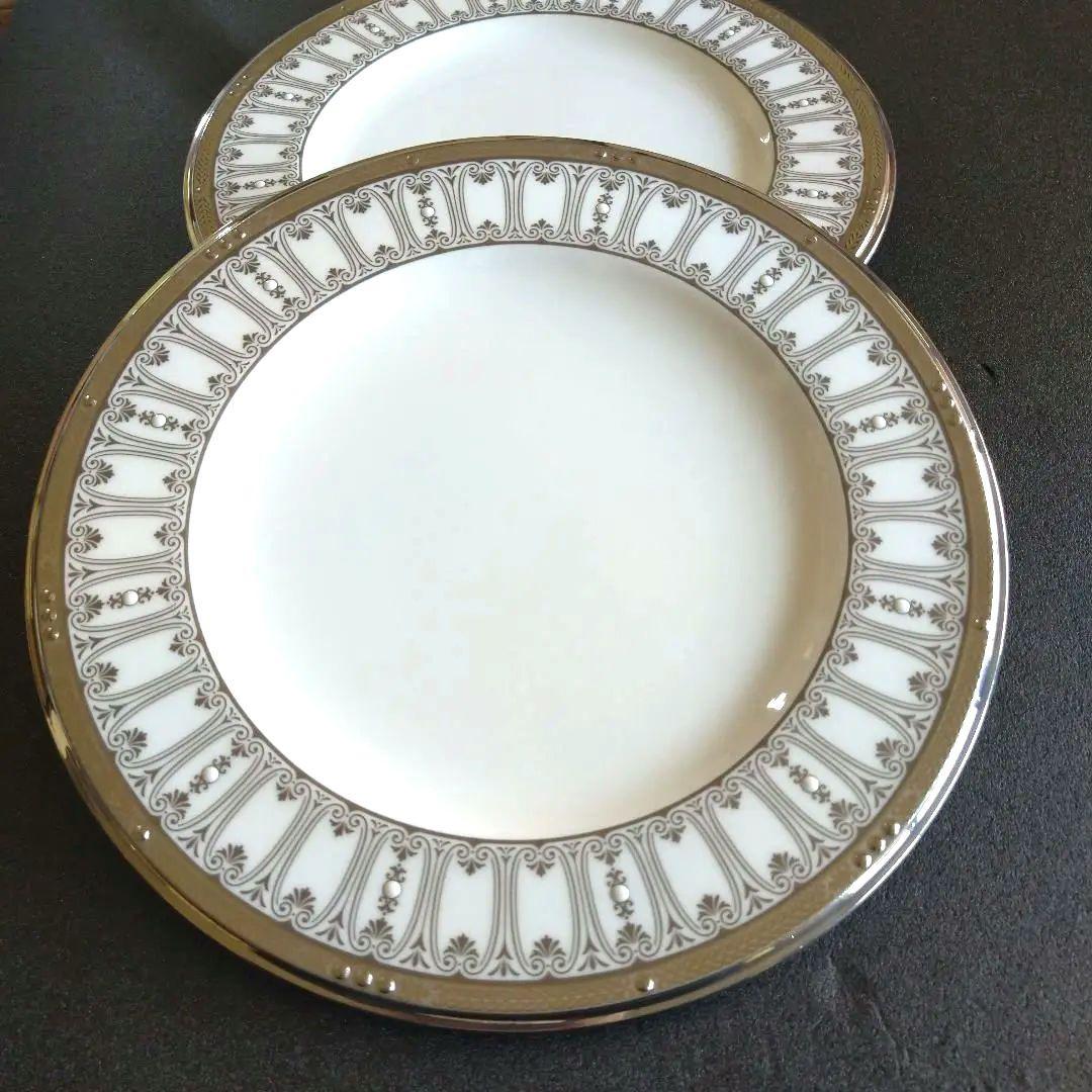 Noritake シャトレーヌプラチナ プレート 24cm 2枚
