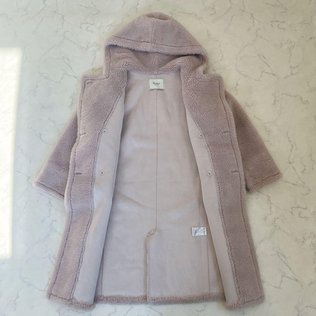 美品 Her lip to Fleur Shearling Boa Coat S