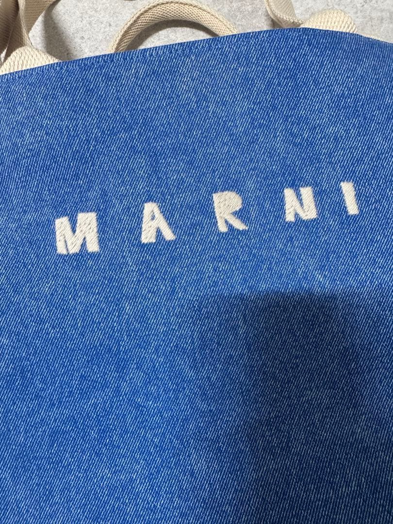 MARNI マルニ デニム トートバッグ ショッピングバッグ 新品未使用