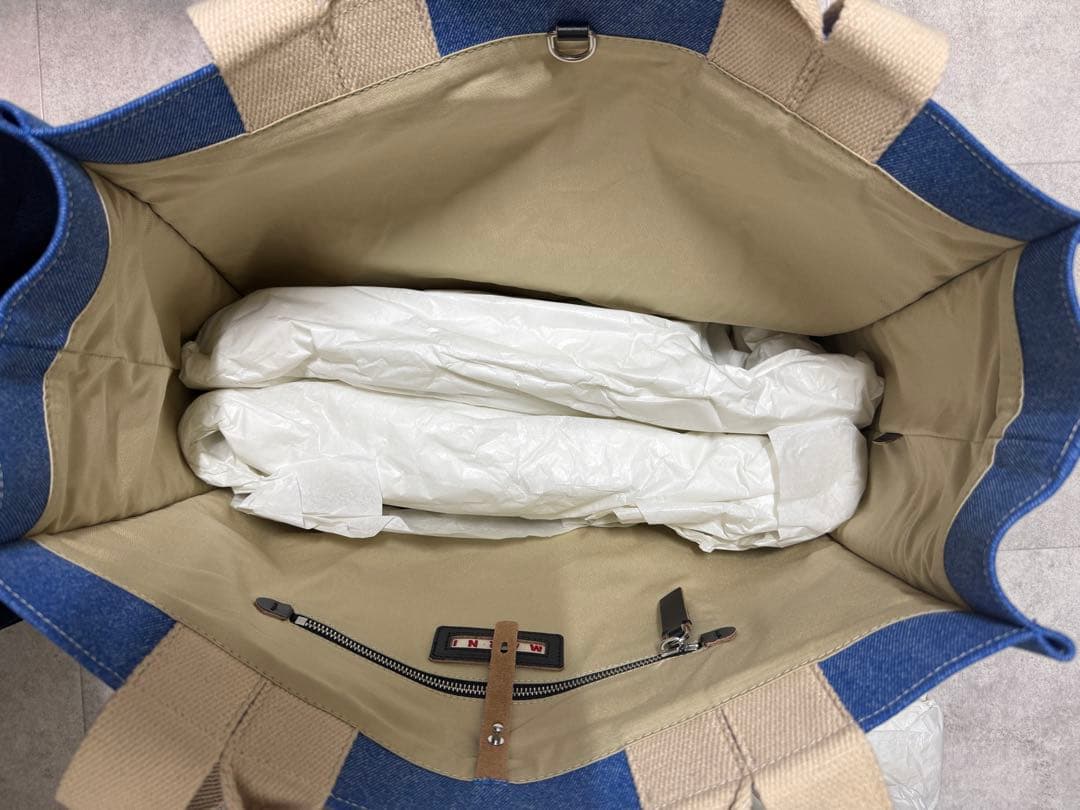 MARNI マルニ デニム トートバッグ ショッピングバッグ 新品未使用