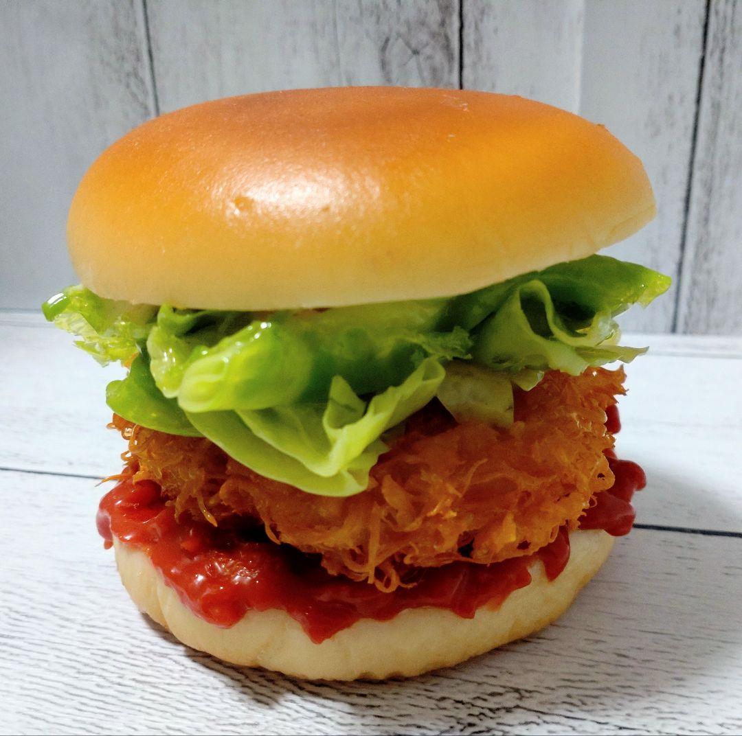 食品サンプル モスバーガー風 フィッシュバーガー