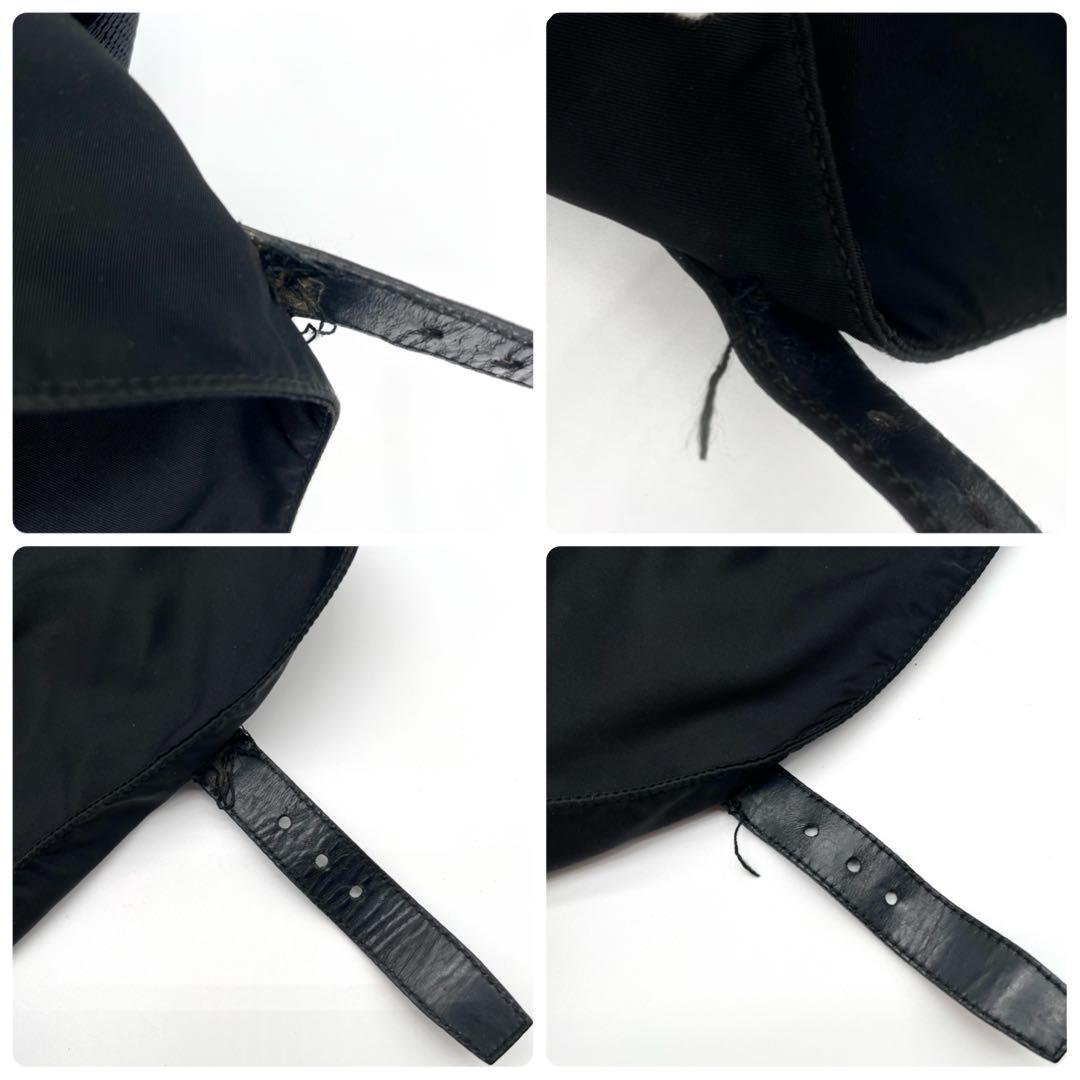 PRADA プラダ メッセンジャーバッグ ショルダーバック ナイロン三角ロゴ 黒