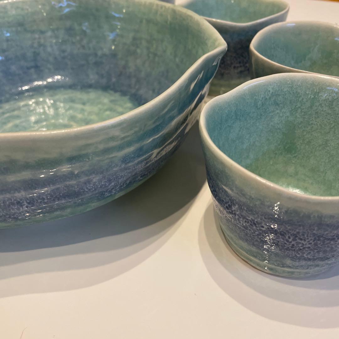 そうめん　おそば　食器　陶器