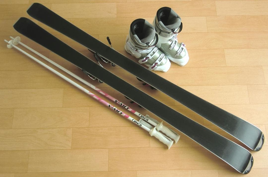 ■■11月限定■送料無料■ロシニョール女性用スキーセット板146■■