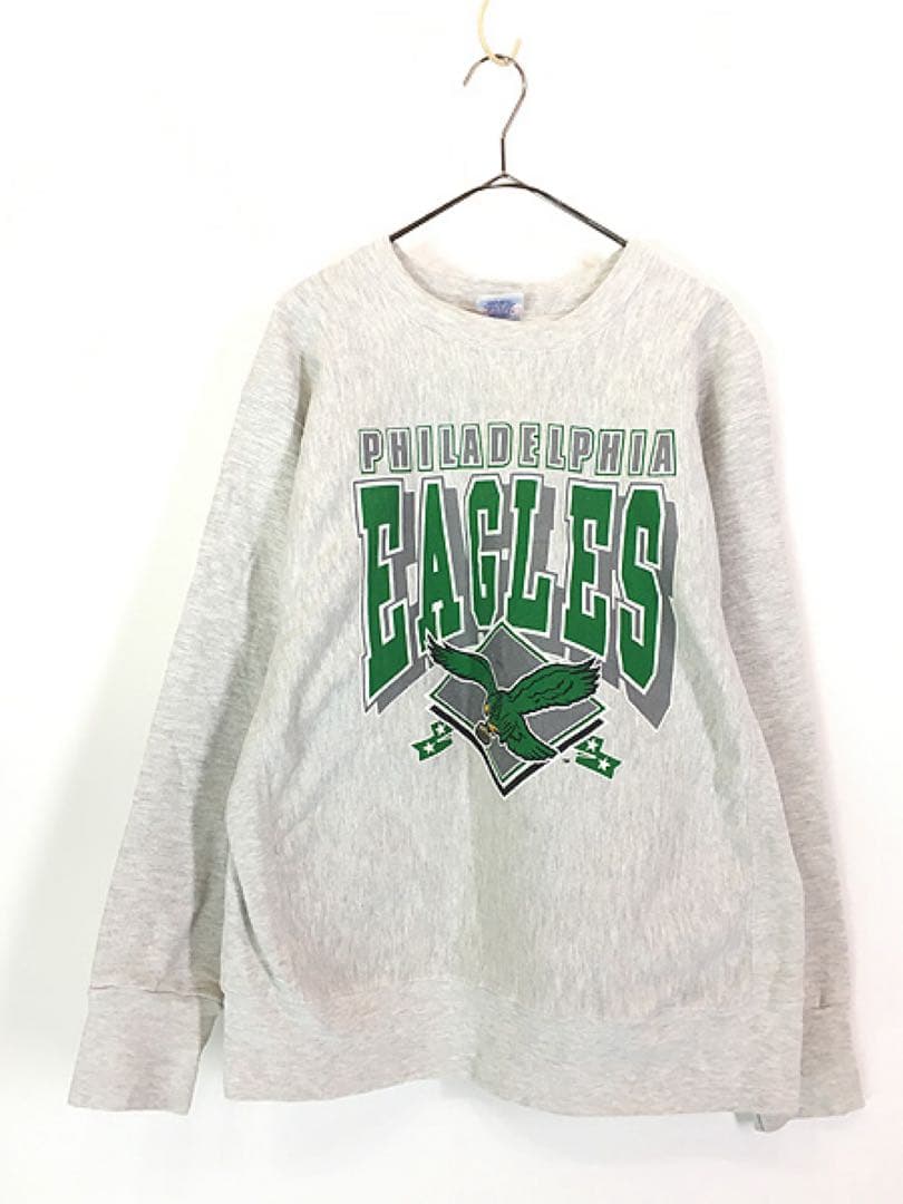 90s USA製 NFL Philadelphia Eagles スウェット L