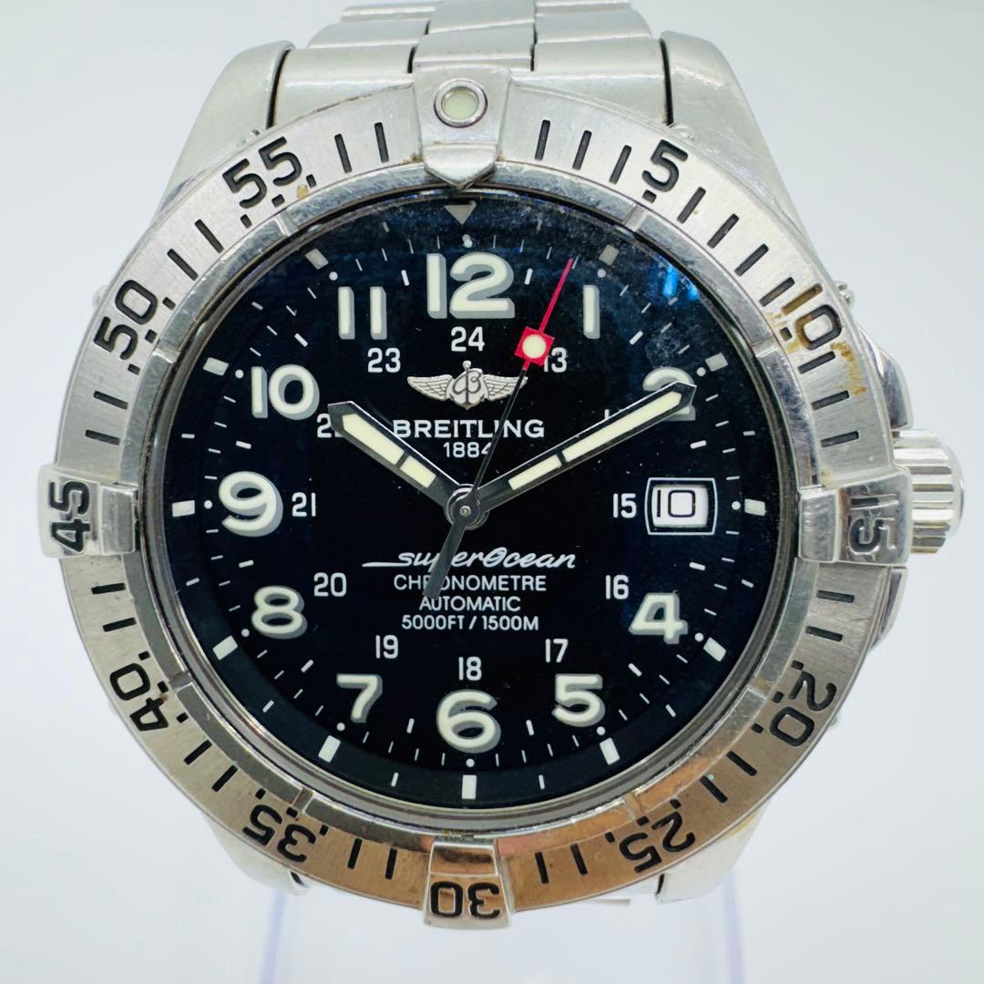 ✨BREITLING✨ブライトリング✨スーパーオーシャン✨デイト✨腕時計✨
