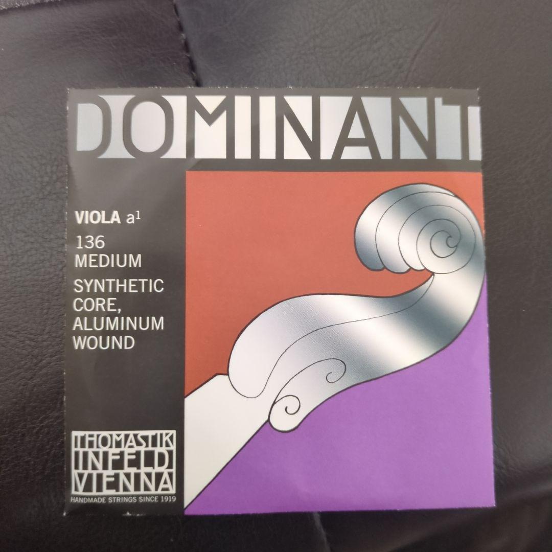 【未使用】ドミナント　DOMINANT ビオラ弦 ADCG線セット