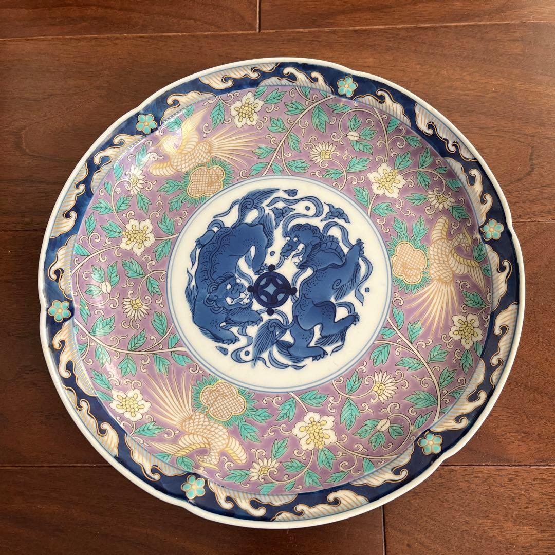 ③富貴長春　大皿1枚　中皿４枚セット