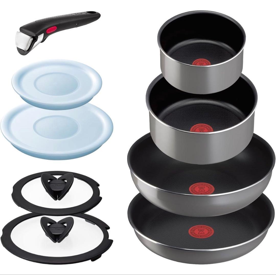 T-falフライパンセット インジニオ・ネオ フレーズグレーL16199