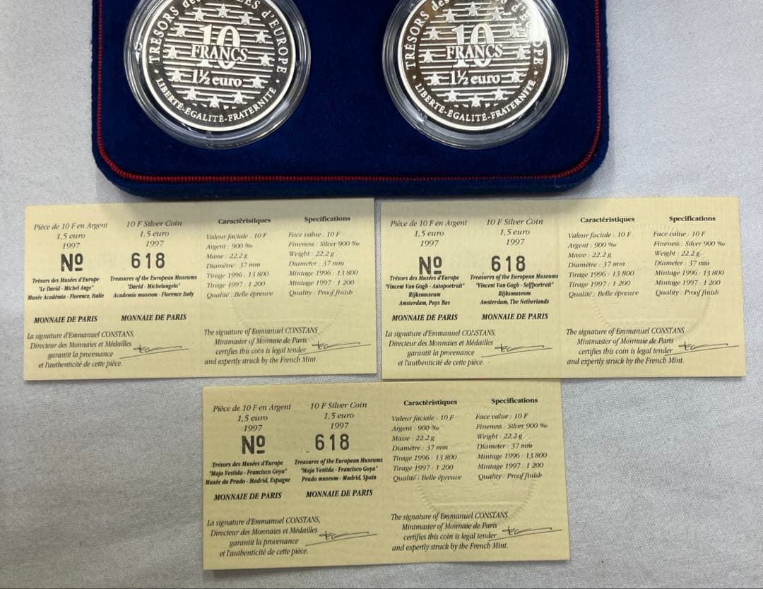 F*0様 SV900 MONNAIE DE PARIS モネ・ド・パリ 銀貨 3