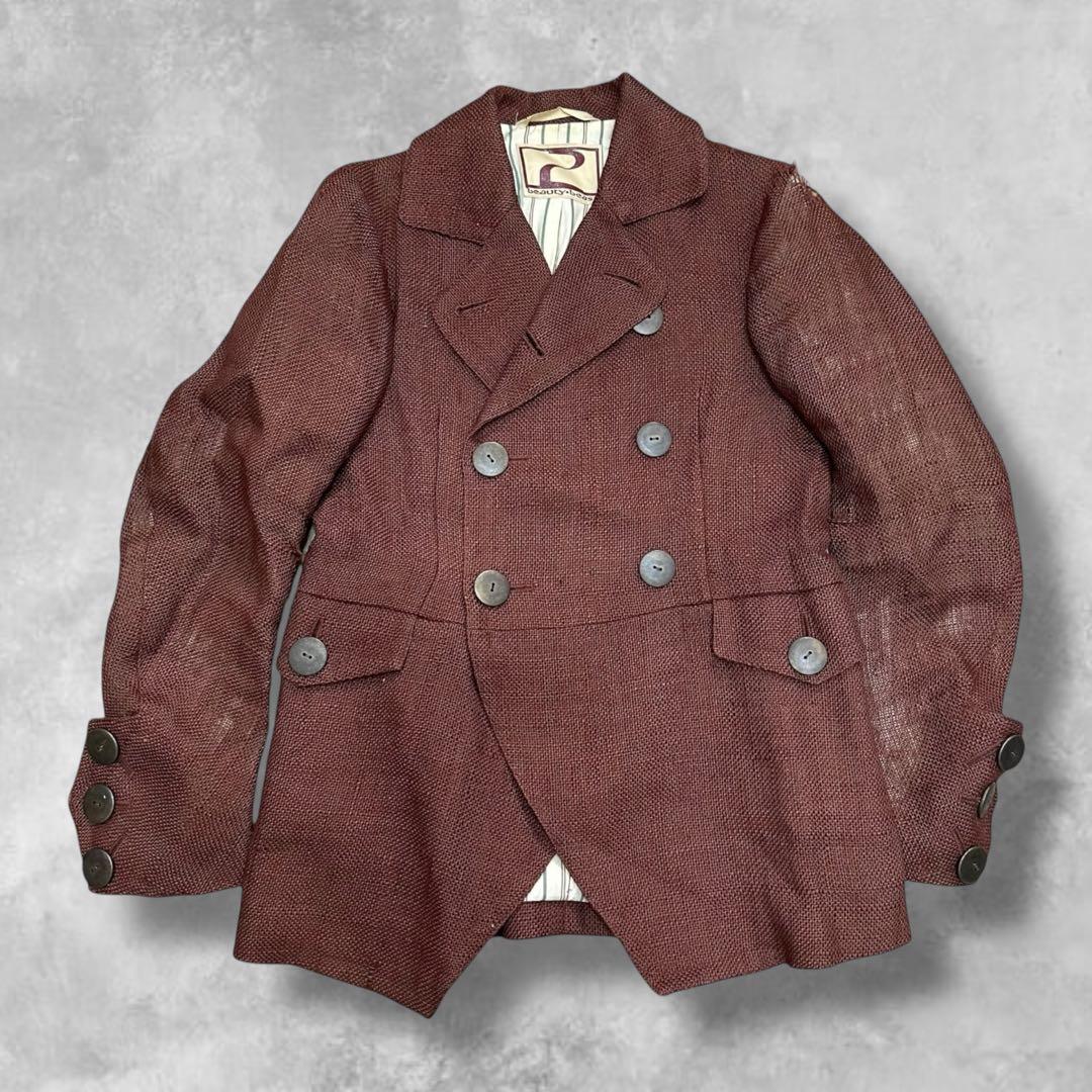 beauty:beast ビックボタンpコート Y2K 90s fruit