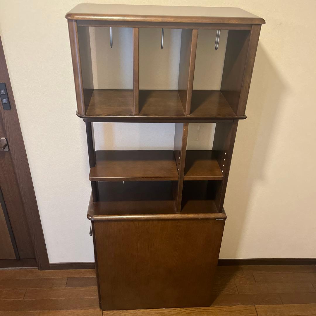 【本棚バラ売りします】カリモク本棚