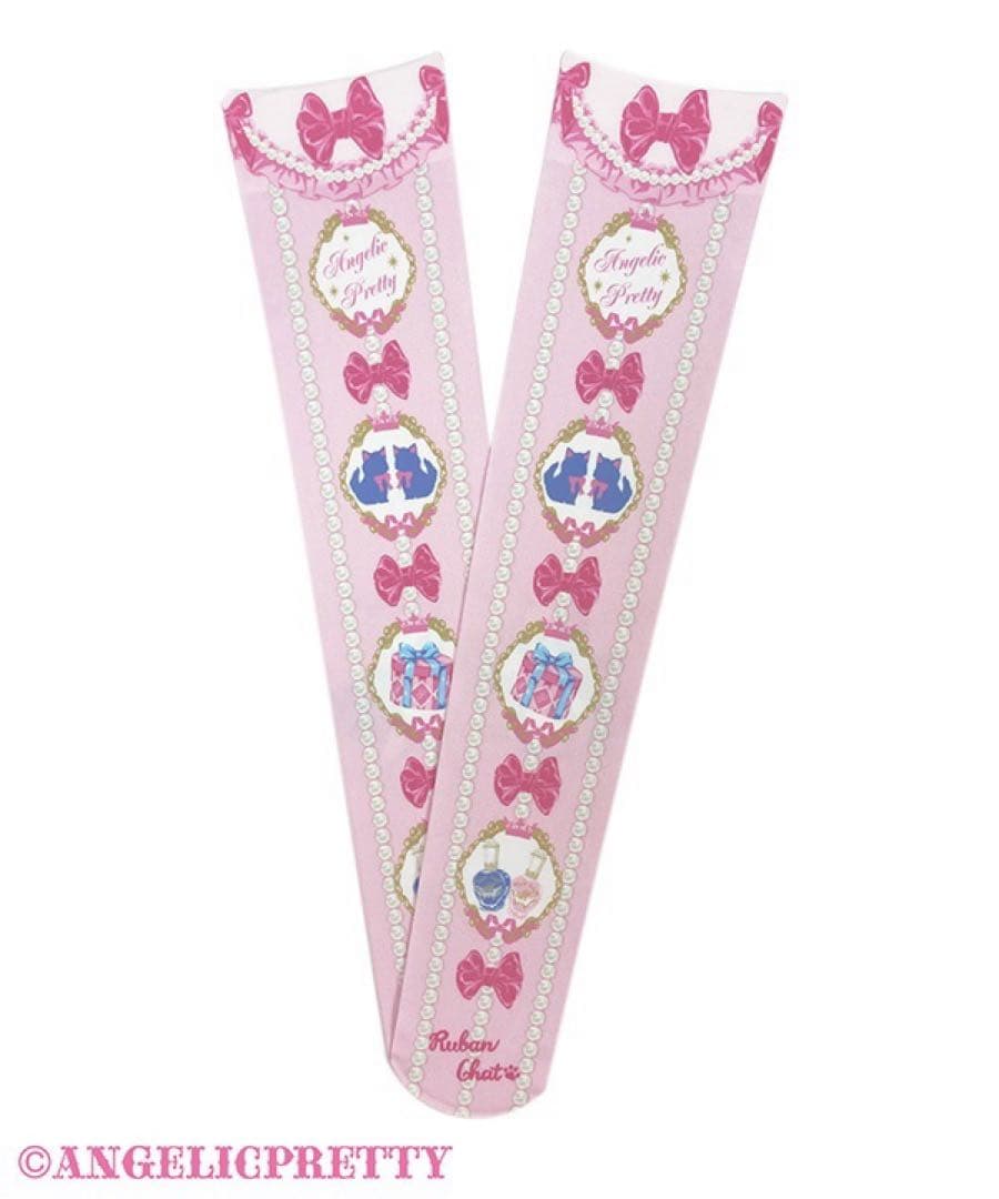 Angelic Pretty ドーリーキャット オーバーニーソックス