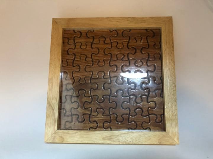 木製ケヤキジグソーパズル