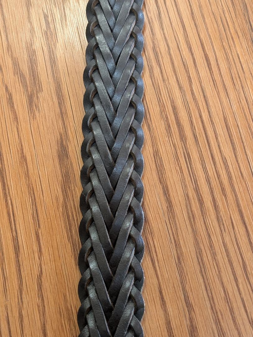 Whitehouse Cox　メッシュベルト　ネイビー