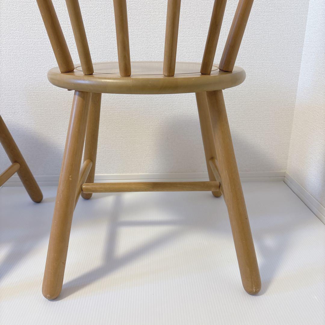 小泉産業 ウィンザーチェア ダイニングチェア アンティーク コイズミ レトロ ①