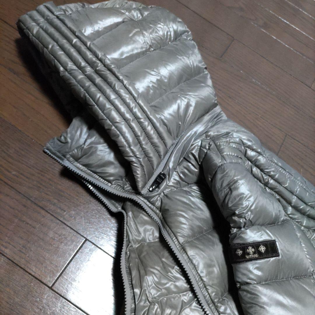 TATRAS　フード付ダウンジャケット　グレージュ　01サイズ