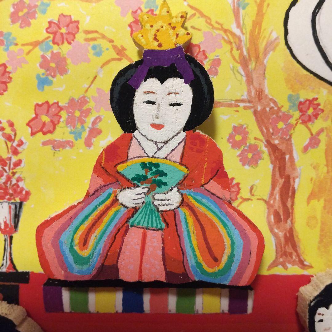 雛飾り マグネットボード