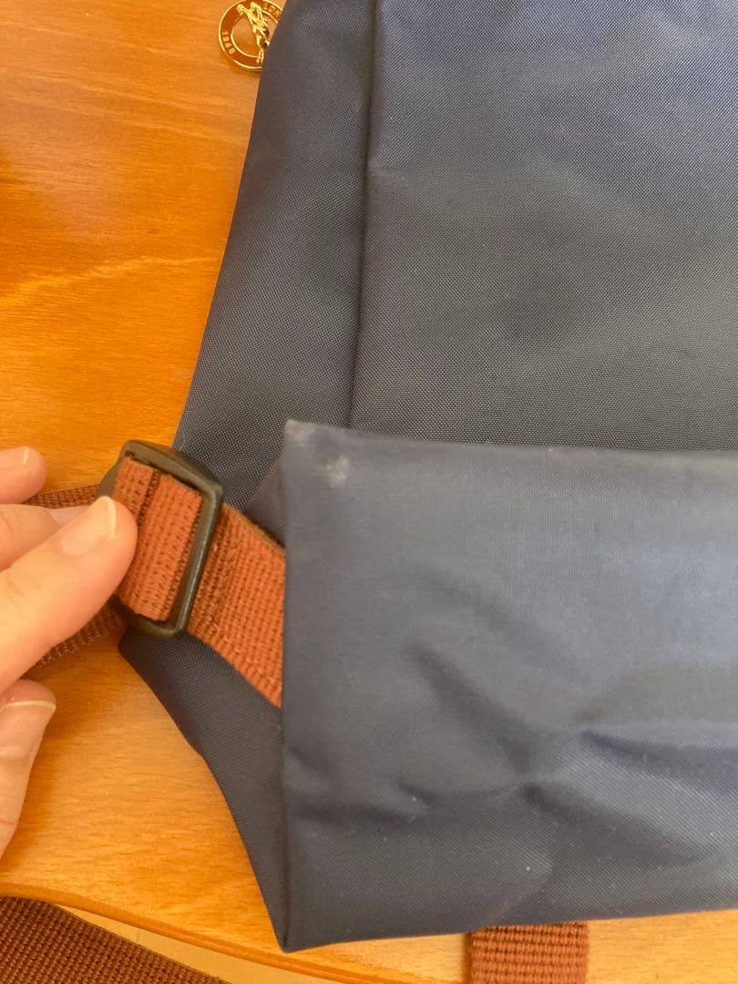 【美品】ロンシャン　Longchamp リュック　プレアージュ　ネイビー