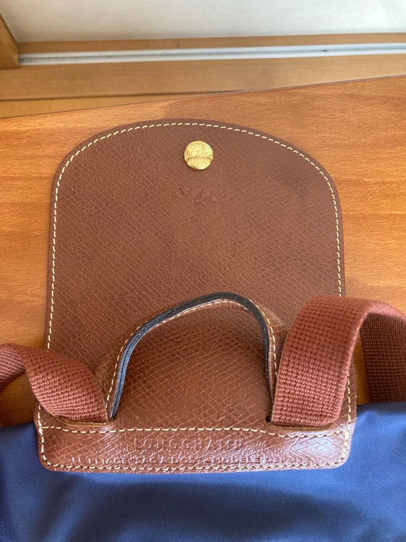 【美品】ロンシャン　Longchamp リュック　プレアージュ　ネイビー