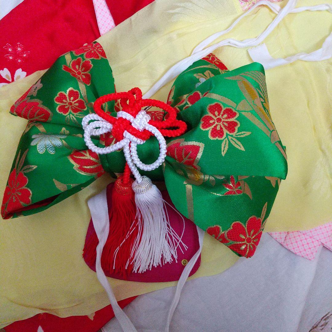 七五三 着物と小物セット 赤