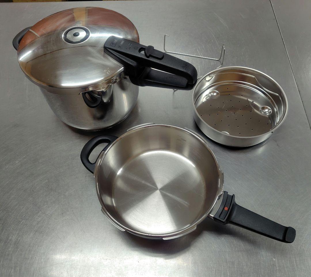 フィスラー圧力鍋セット直火用