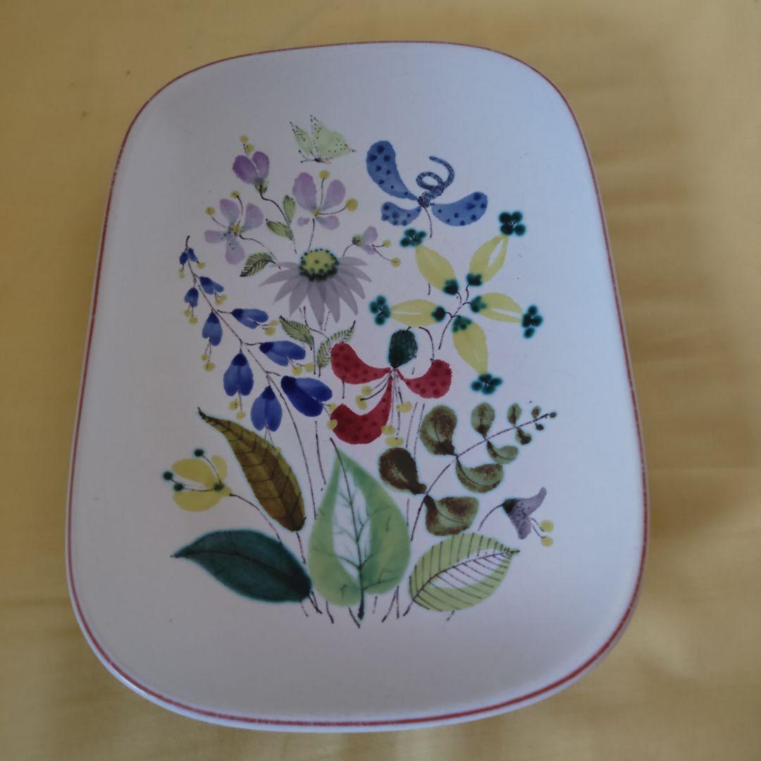 【オリジナル希少・極美品】スティグ・リンドベリ ファイアンス　陶皿　ファイアンス