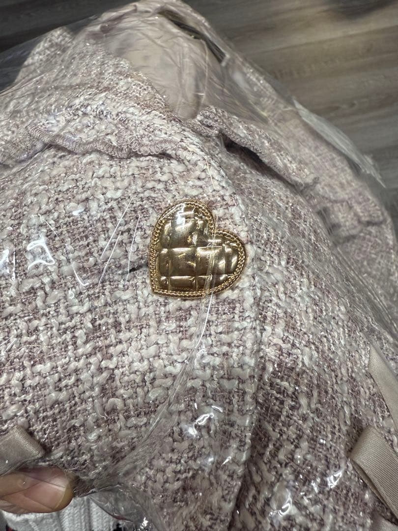 a.a　ROJITA サイドレースアップショートジャケット ピンク