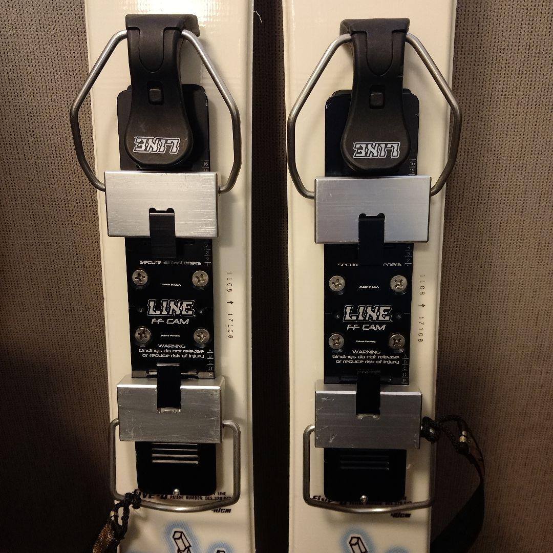 年末セール【稀少】LINE FIVE アルミビンディング付き ショートスキー