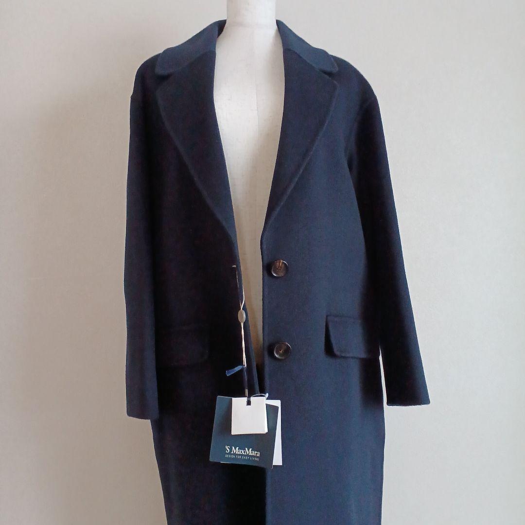 S MaxMara エスマックスマーラ☆100％バージンウール コート36未使用