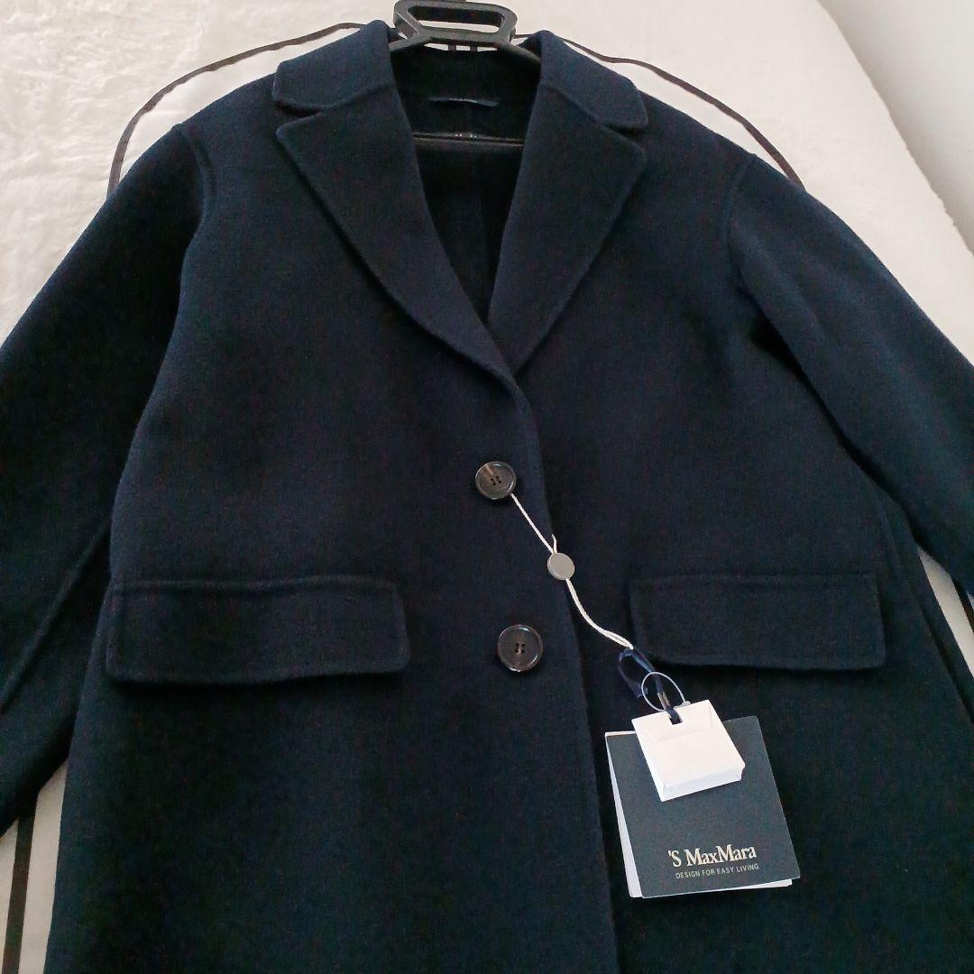 S MaxMara エスマックスマーラ☆100％バージンウール コート36未使用