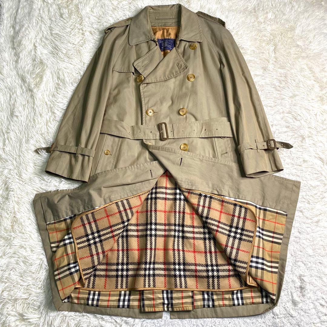 良品✨Burberry トレンチコート ライナー ベルト 英国製 ノバチェック