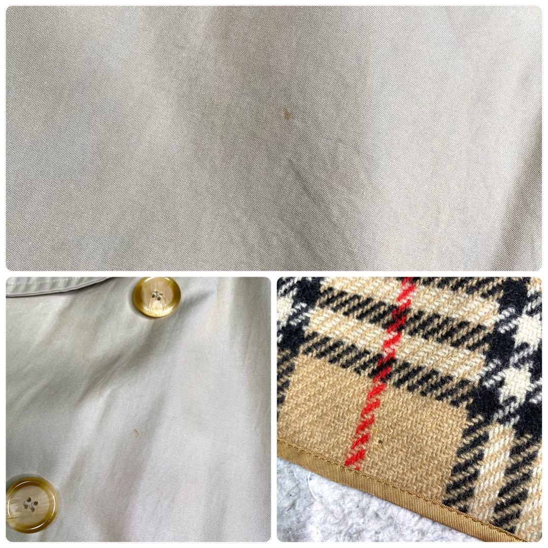 良品✨Burberry トレンチコート ライナー ベルト 英国製 ノバチェック