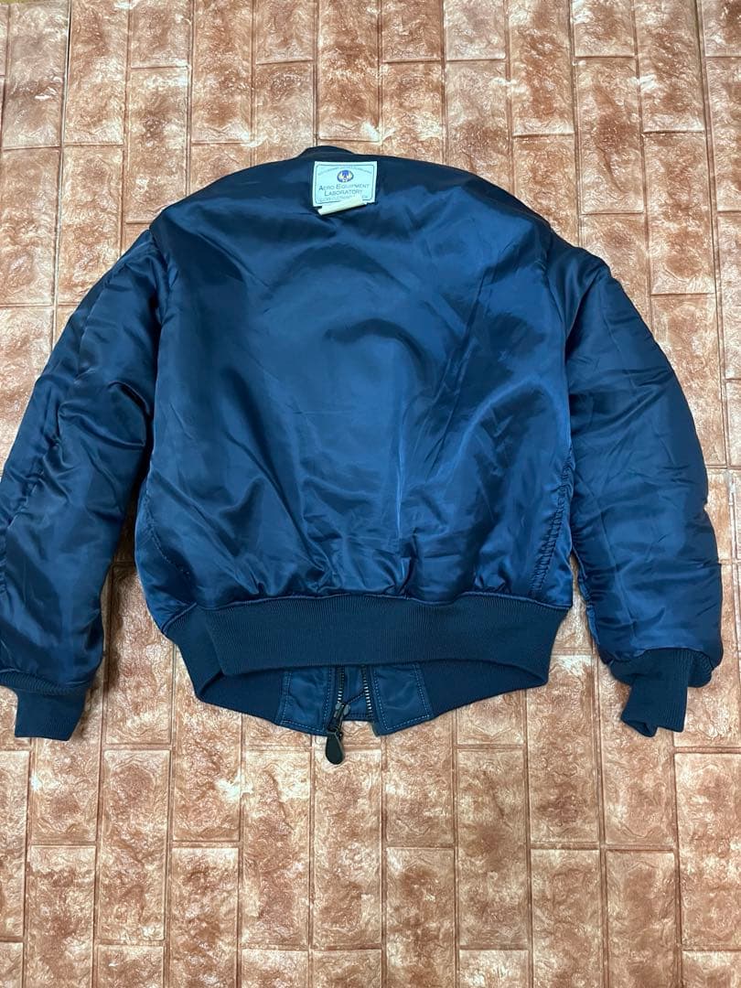 TEDMAN ファイアーマン 消防士 刺繍ワッペン MA-1ネイビー Mサイズ