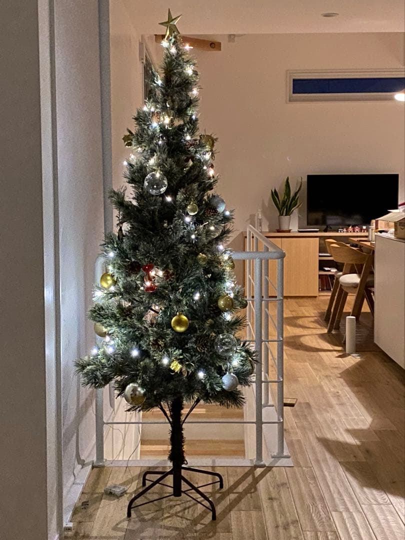 180cm 北欧風クリスマスツリー　ニトリ