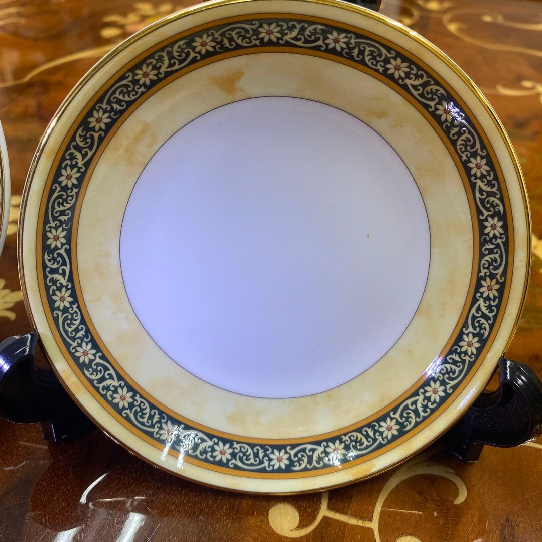 ウェッジウッド　ソーサー　豆皿　インディア　ブルーエレファント　ハンティング