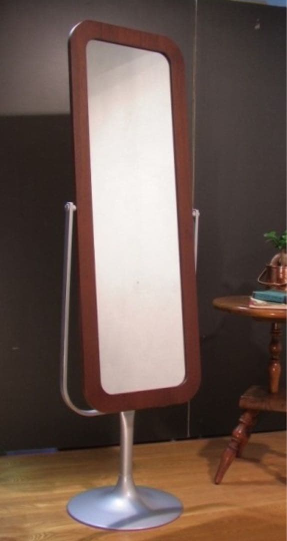 北欧デザイン スタンドミラー 全身鏡 姿見 アンティーク ヴィンテージ