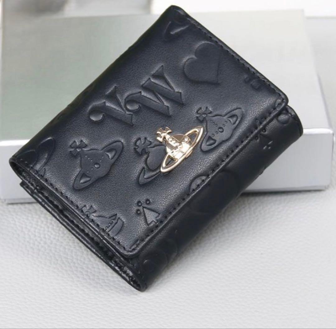 て*る様 Vivienne Westwood ヴィヴィアン 三つ折り財布 レザー